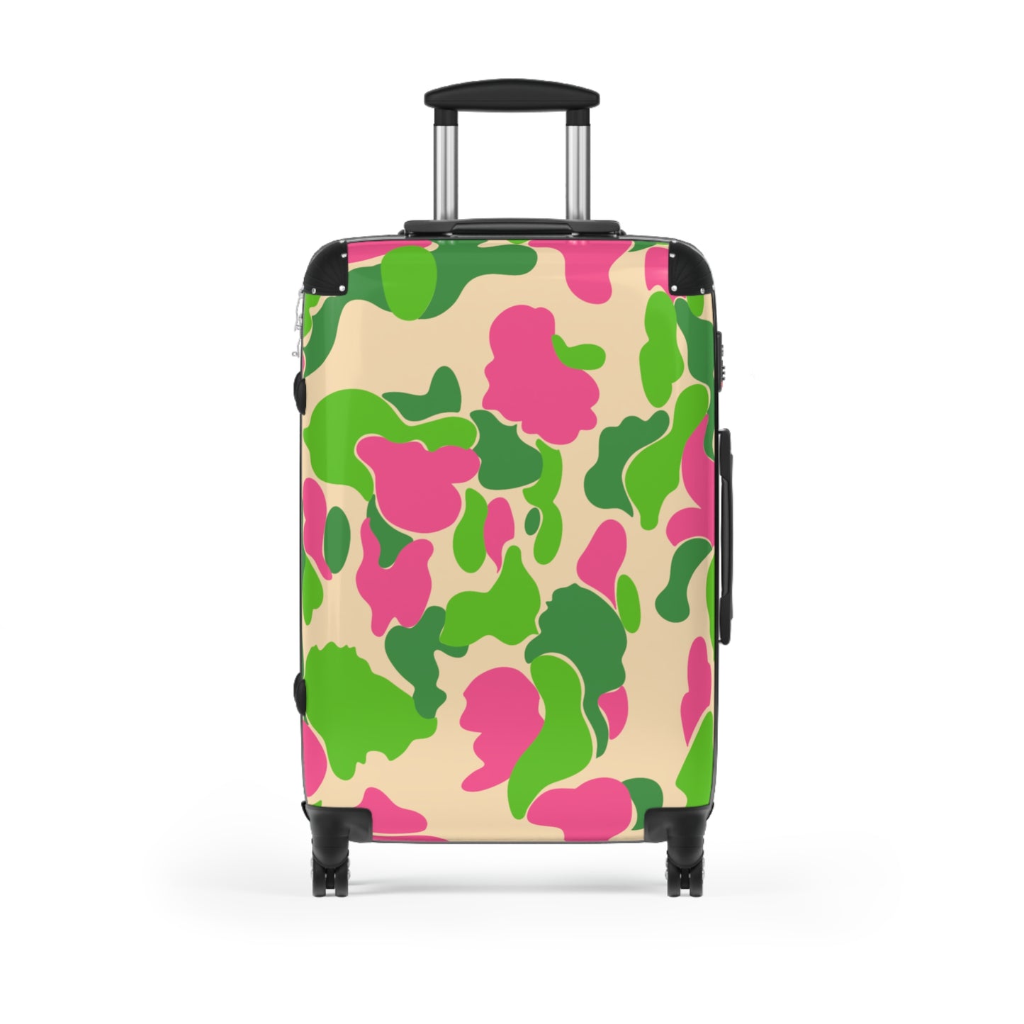 Dev-Camo Green/Pink Suitcase