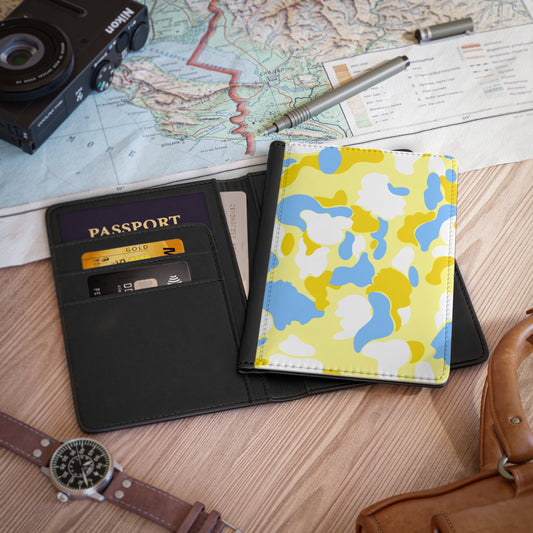 Dev-Camo Yellow/Blue Passport Cover