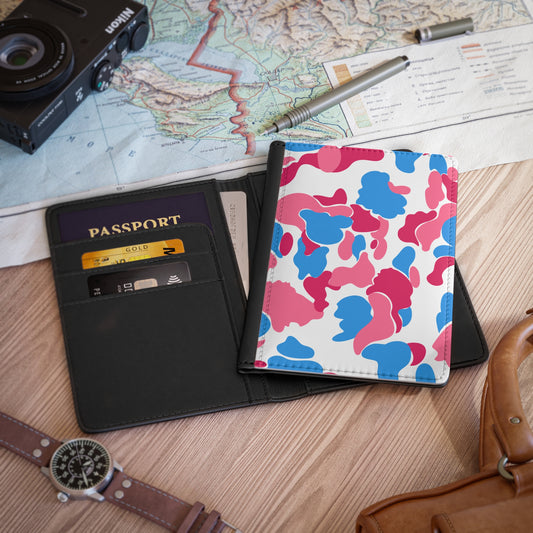 Dev-Camo Pink/Blue Passport Cover