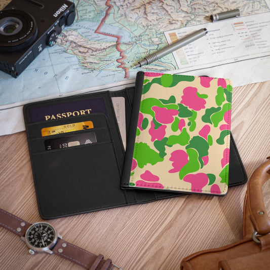 Dev-Camo Green/Pink Passport Cover