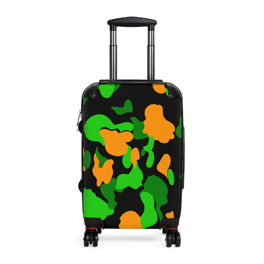Dev-Camo Green/Orange Suitcase