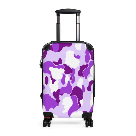Dev-Camo Purple/White Suitcase