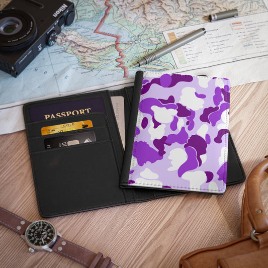 Dev-Camo Purple/White Passport Cover