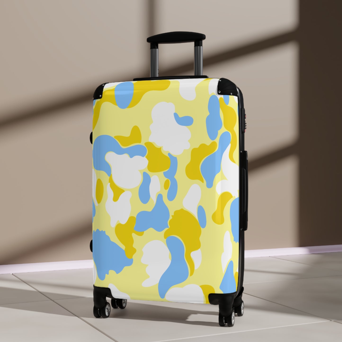 Dev-Camo Yellow/Blue Suitcase