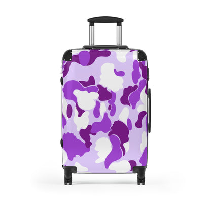 Dev-Camo Purple/White Suitcase