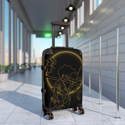 Travel Samurai Black Moon  Suitcase