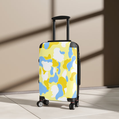 Dev-Camo Yellow/Blue Suitcase