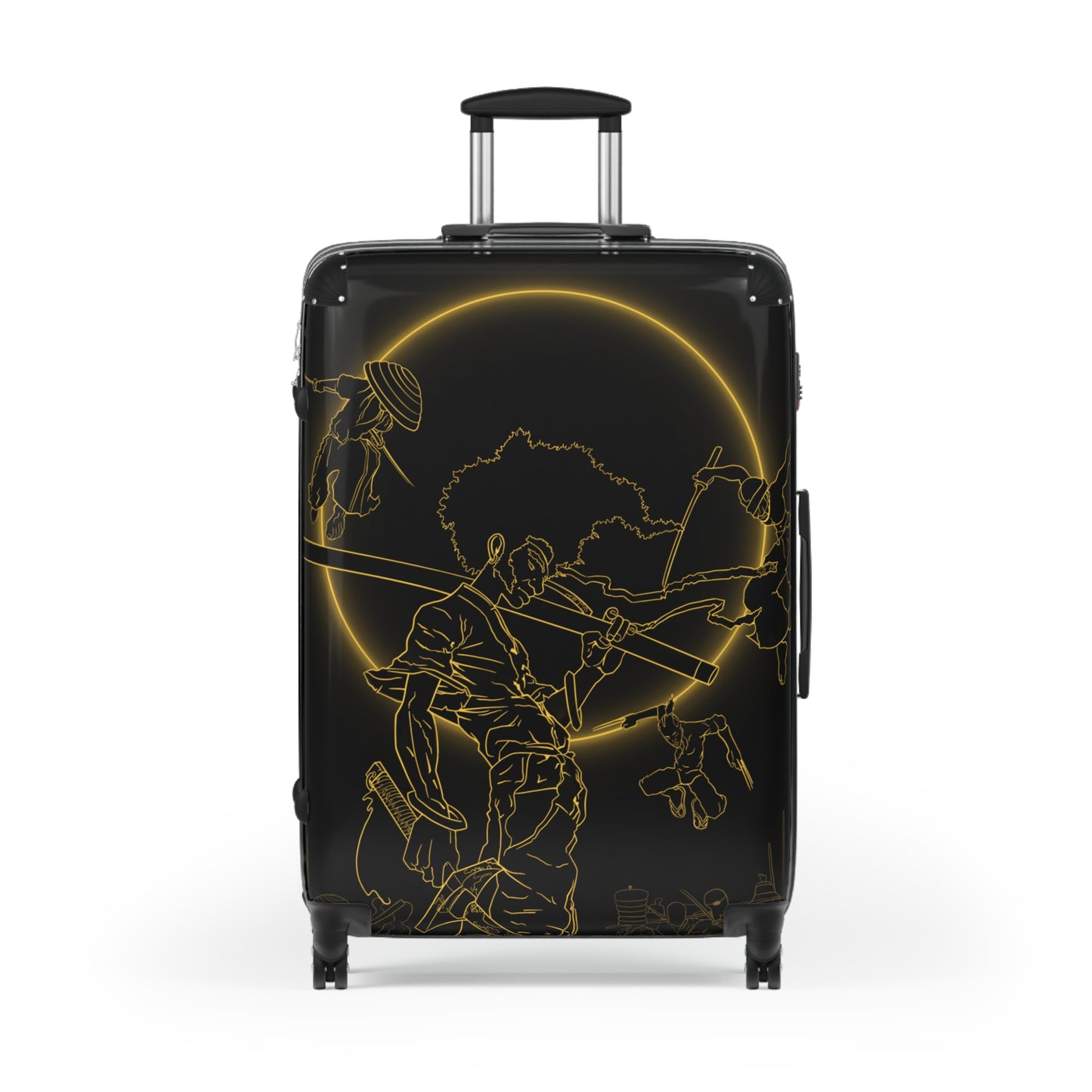Travel Samurai Black Moon  Suitcase