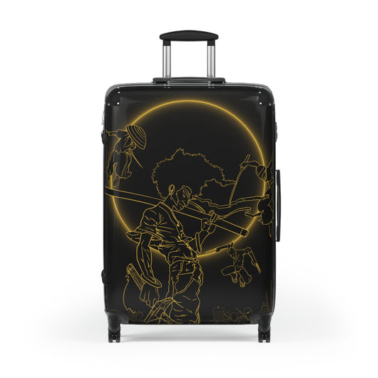 Travel Samurai Black Moon  Suitcase