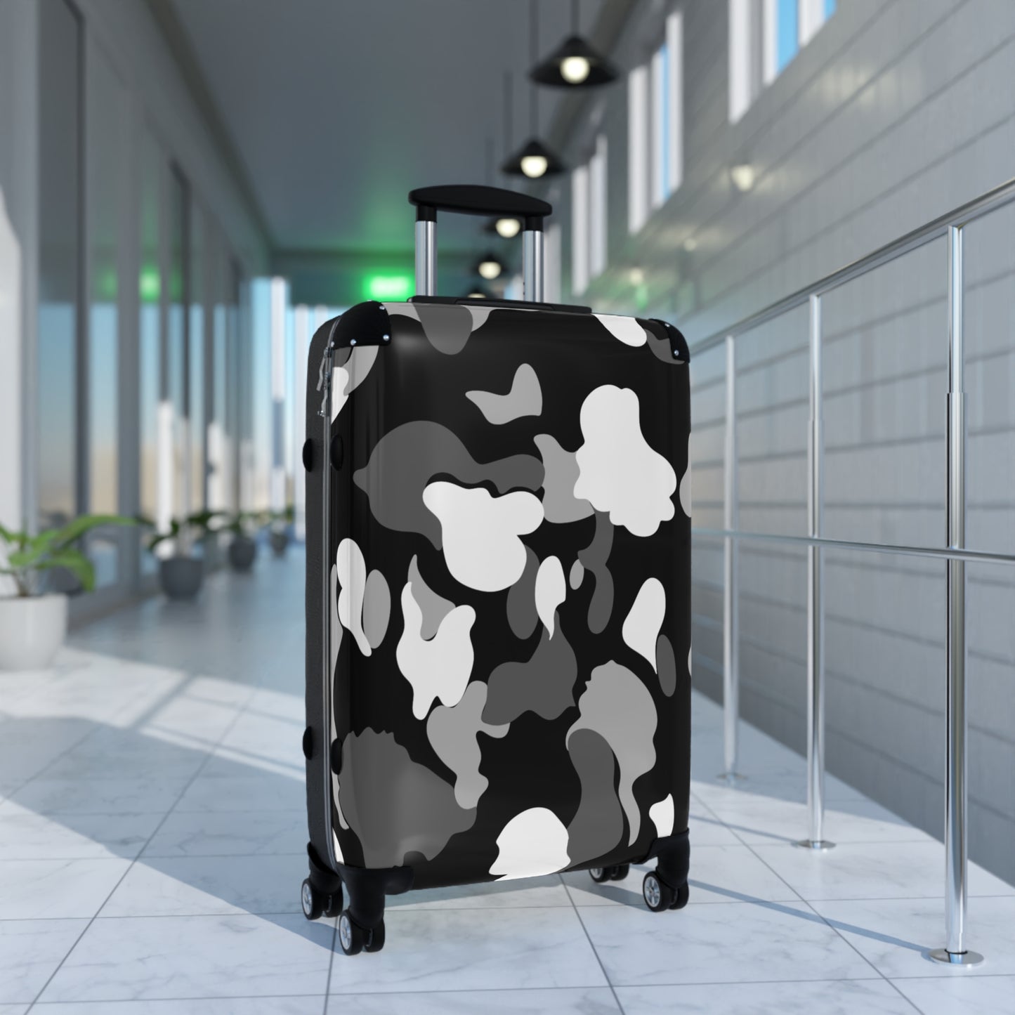 Dev-Camo Black/White Camo Suitcase