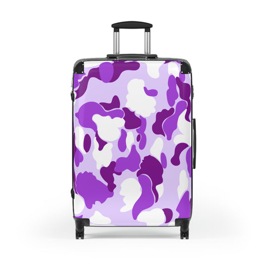 Dev-Camo Purple/White Suitcase