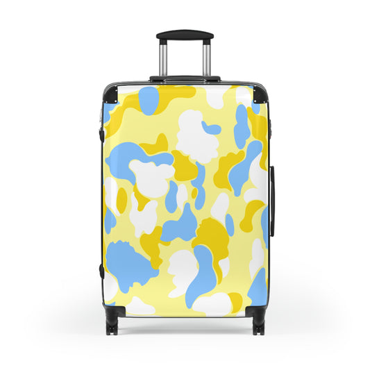 Dev-Camo Yellow/Blue Suitcase