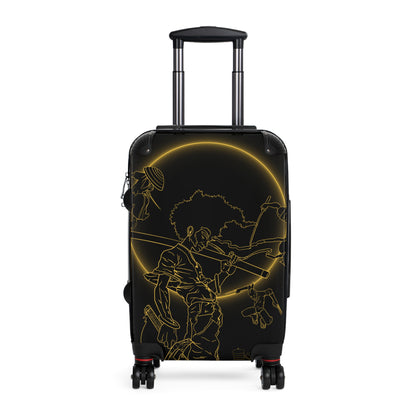 Travel Samurai Black Moon  Suitcase