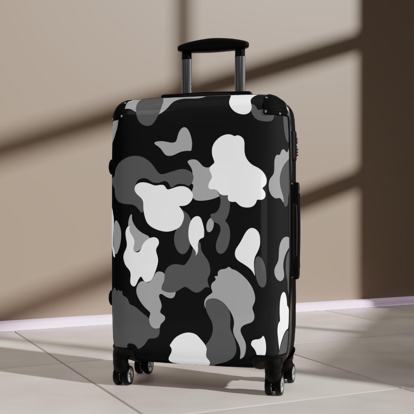 Dev-Camo Black/White Camo Suitcase