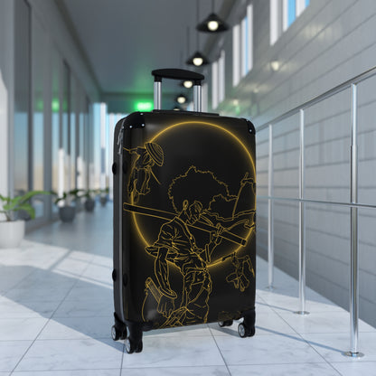 Travel Samurai Black Moon  Suitcase