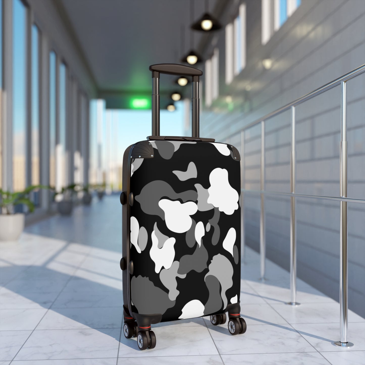 Dev-Camo Black/White Camo Suitcase