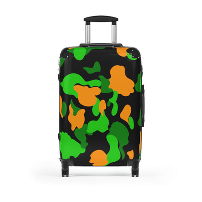 Dev-Camo Green/Orange Suitcase