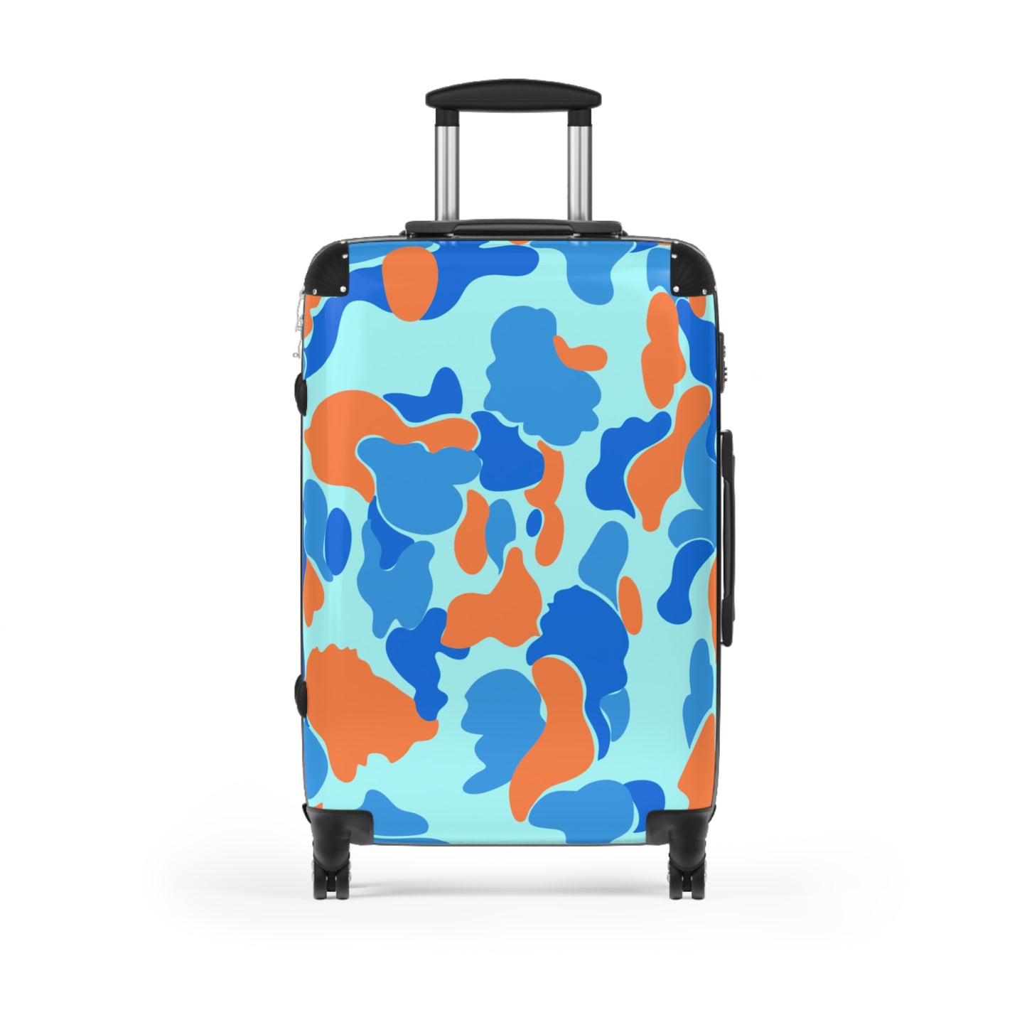 Dev-Camo Blue/Orange Suitcase