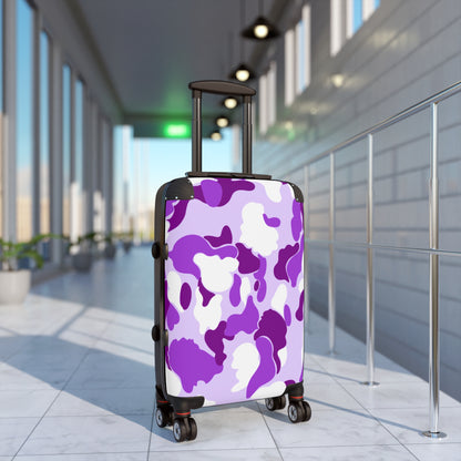 Dev-Camo Purple/White Suitcase