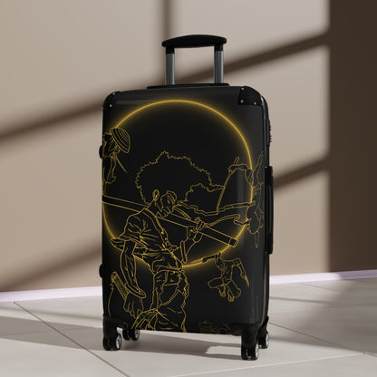Travel Samurai Black Moon  Suitcase