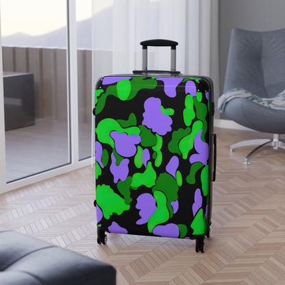 Dev-Camo Green/Purple Suitcase