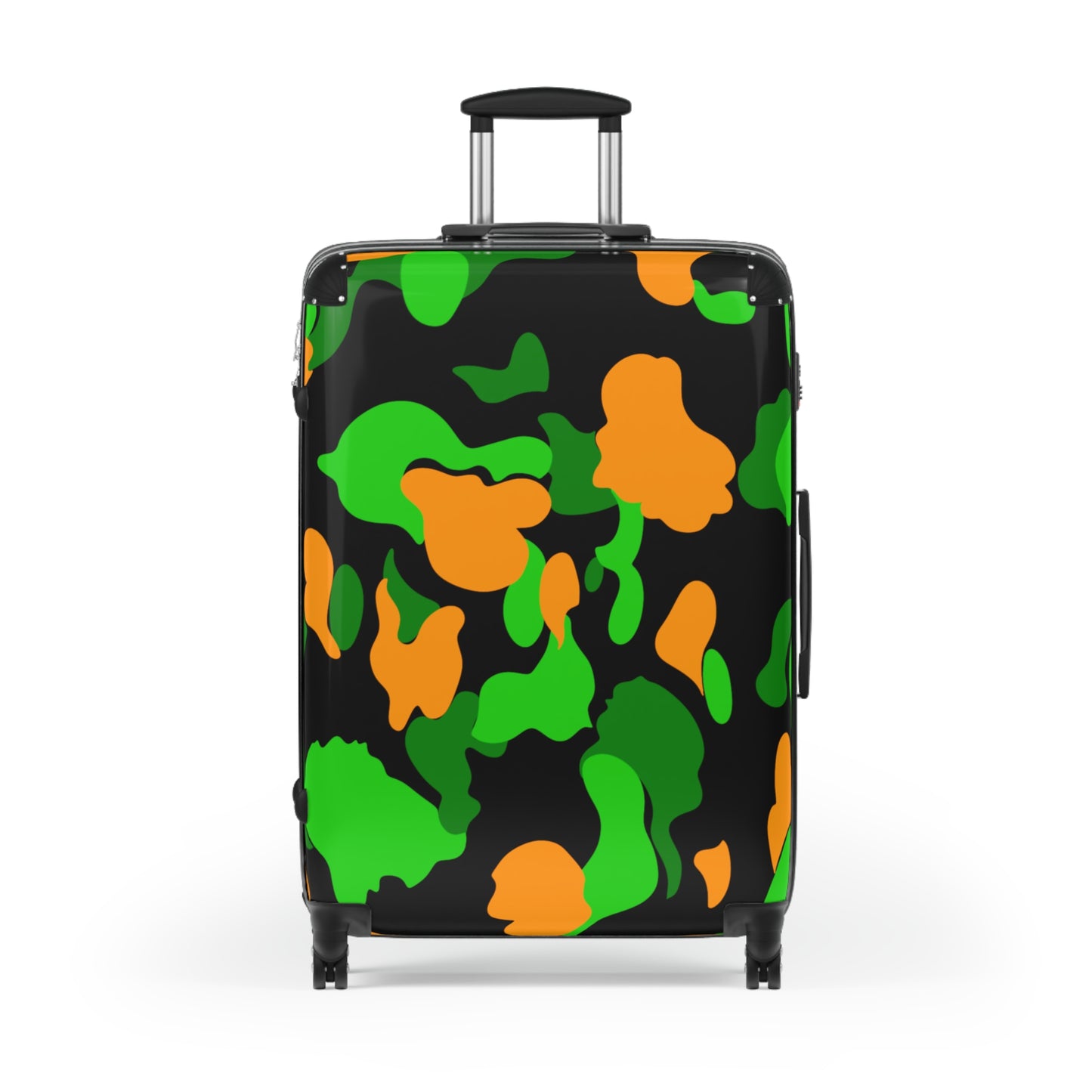 Dev-Camo Green/Orange Suitcase