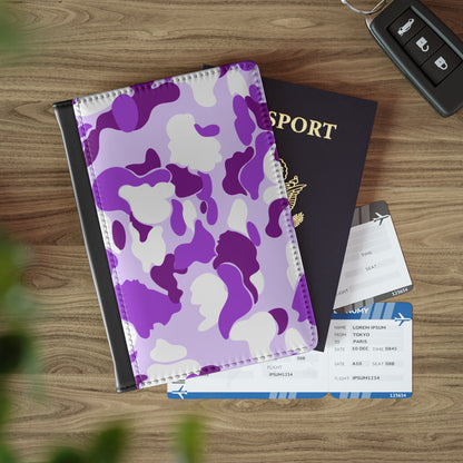 Dev-Camo Purple/White Passport Cover