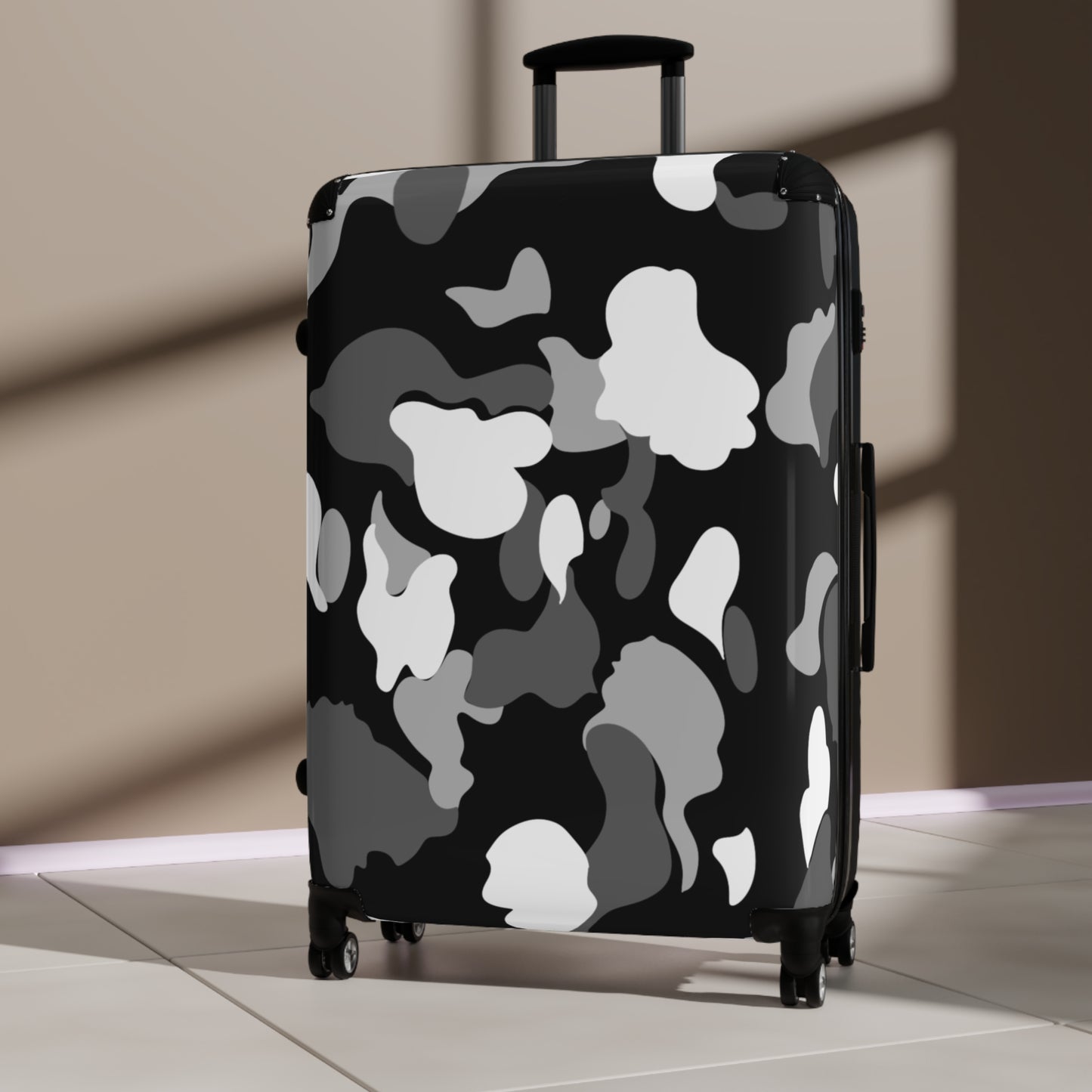 Dev-Camo Black/White Camo Suitcase