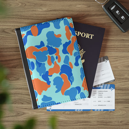 Dev-Camo Orange/Blue  Passport Cover