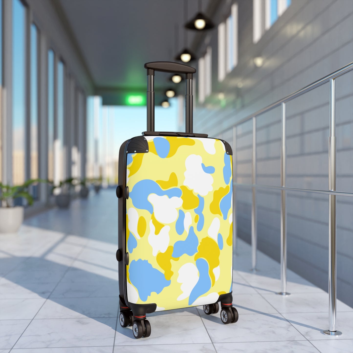 Dev-Camo Yellow/Blue Suitcase